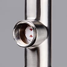 comes with durable ceramic Valve