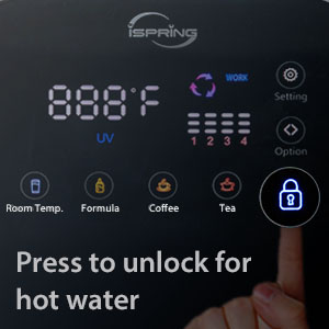 ispring RCD100 comes with temperature range feature